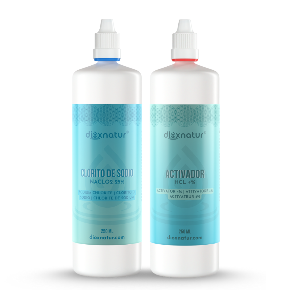 kit clorito sodio activador 250 ml