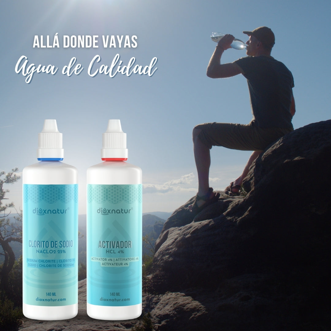kit clorito sodio activador 140 ml