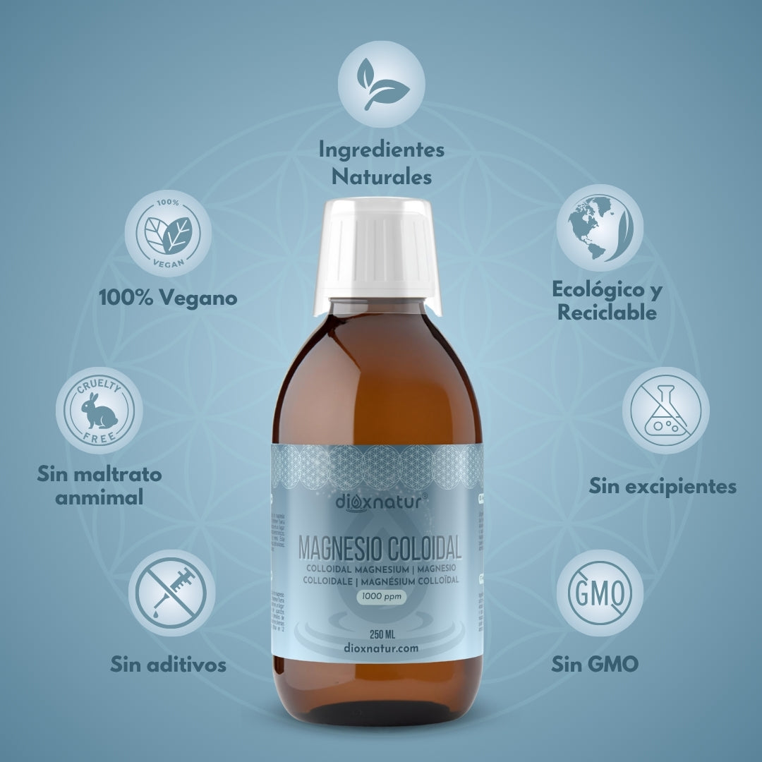 magnesio coloidal 1000 ppm 250 ml precio