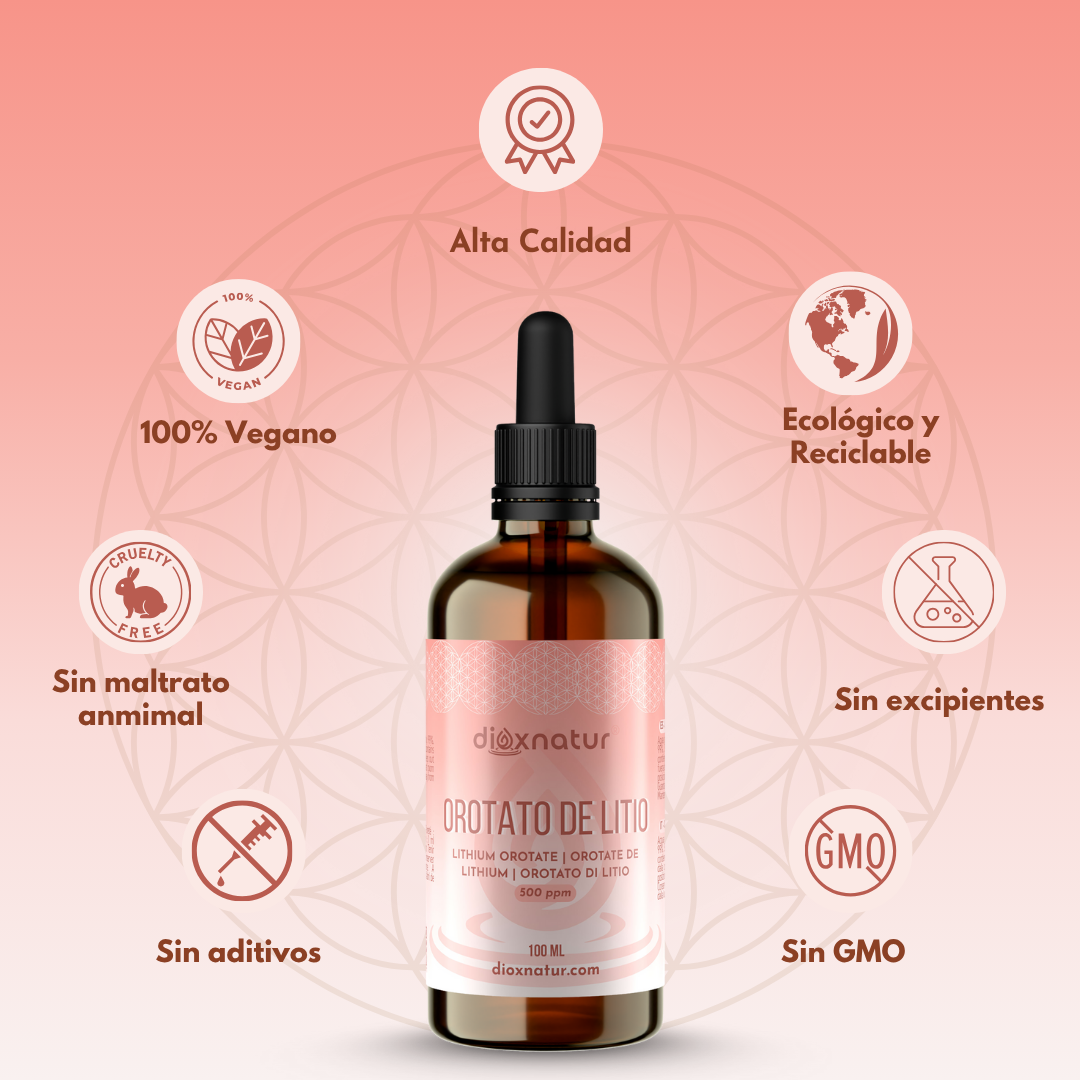 Orotato de litio 5 mg