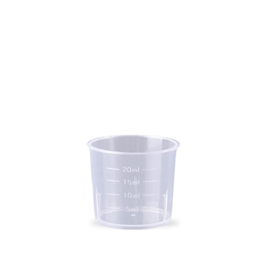 vaso dosificador graduado