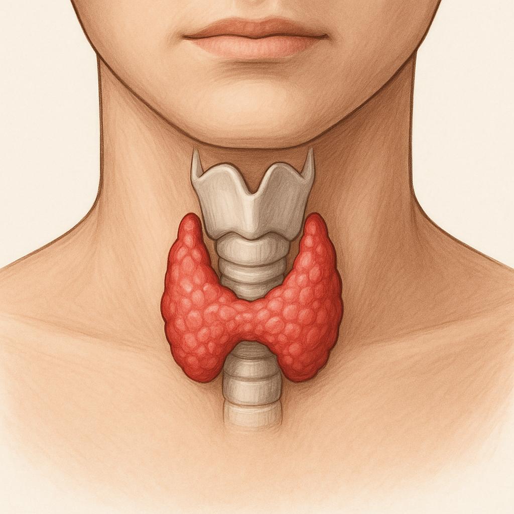 ¿Cuáles son los efectos secundarios del orotato de litio en la tiroides?