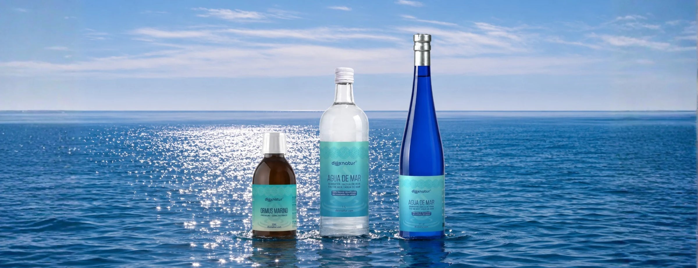 productos de agua de mar
