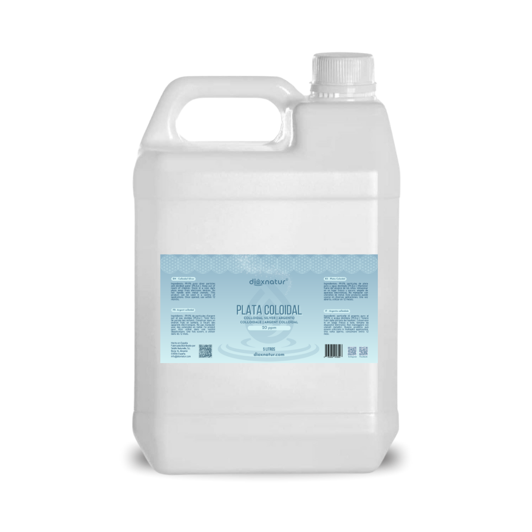 Plata coloidal 5 litros