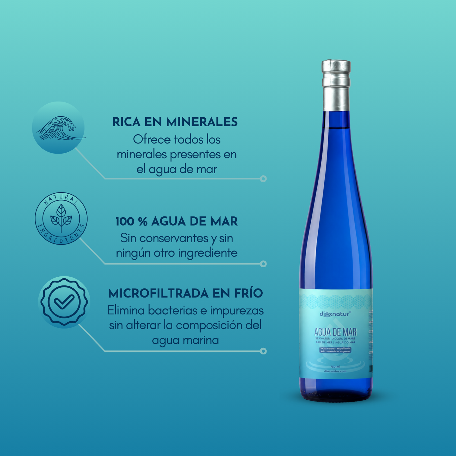 agua mar hipertónica propiedades