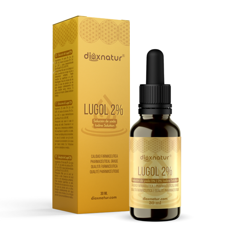 Solución Yodo Lugol 2% 30ml - 100 ml Dioxnatur