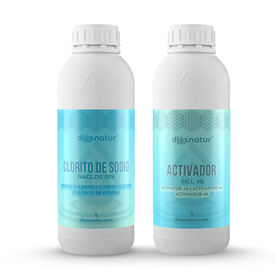 kit clorito activador 1 litro