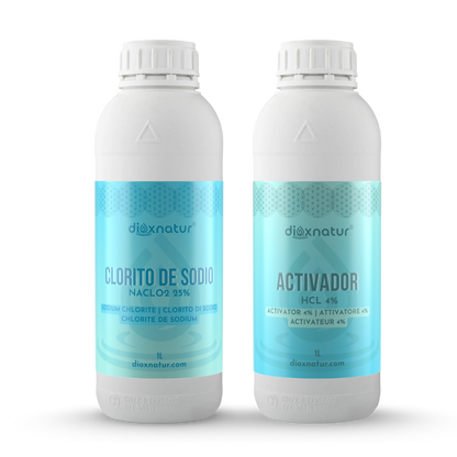kit clorito activador 1 litro