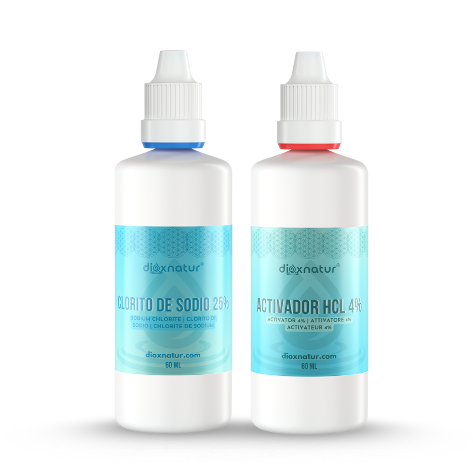 kit clorito sodio activador 60 ml