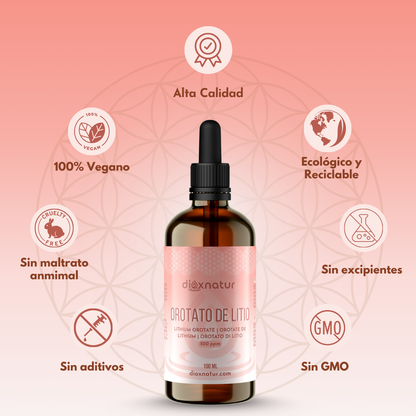 Orotato de litio 5 mg