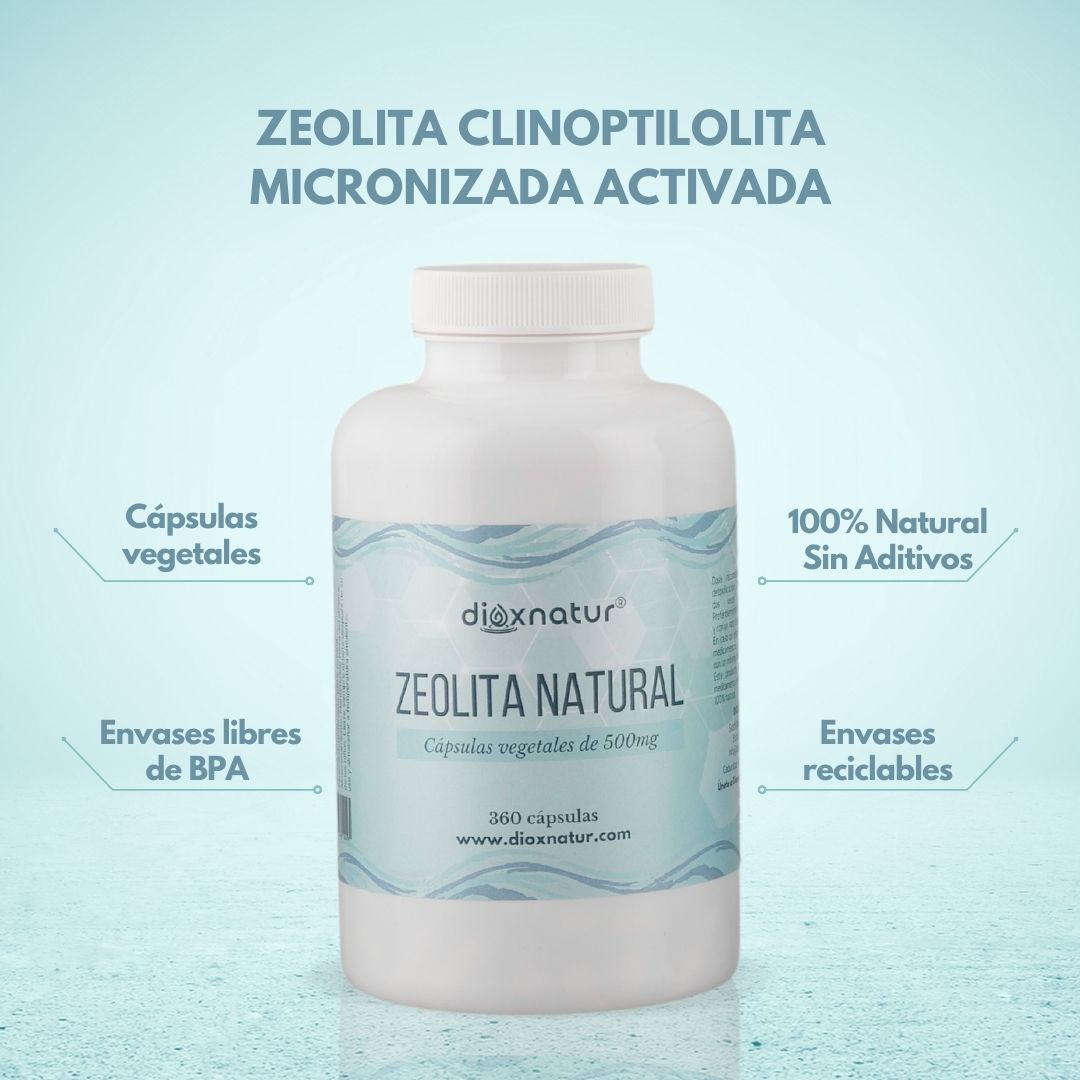 DIOXNATUR® Zeolita Natural Clinoptilolita Micronizada Polvo (300 gr) :  : Belleza