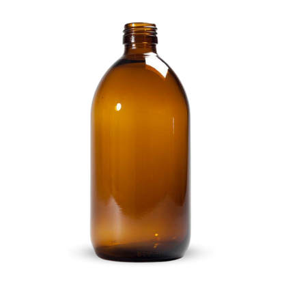 botella vidrio ambar 500 ml