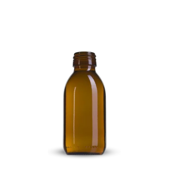 Botella cristal ámbar con dosificador 500 ml. » Doméstica